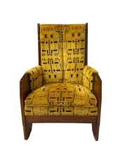 Art Deco Amsterdamse School Lounge Chair by Cornelis van der Sluys, 1918